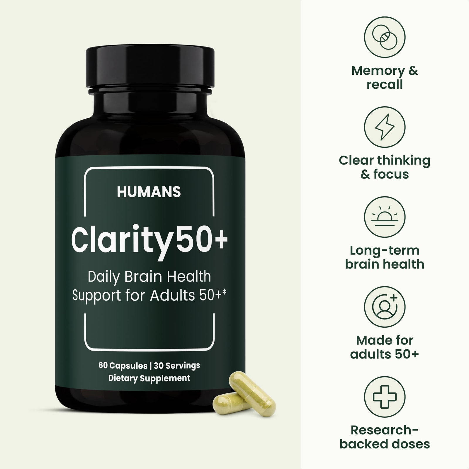 Clarity50+ benefits